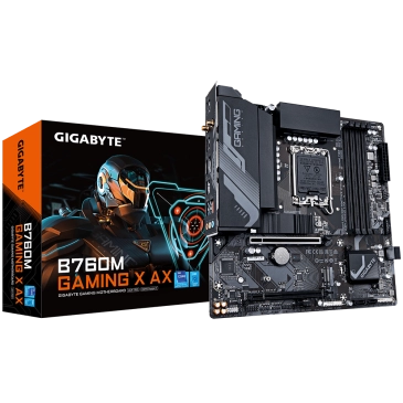 Mainboard Gigabyte B760M GAMING X AX (rev. 1.x) | Intel B760, Socket 1700, Micro ATX, 4 khe DDR5